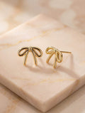 Luxe Bow Stud Earrings